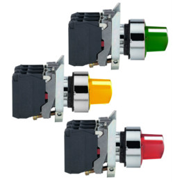 Harmony XB5 Complete Illuminated Selector Switches 2-position - Stay Put
