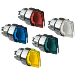 Harmony XB4 Illuminated Selector Switch Head 2-position Stay Put