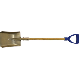 SPARK RESISTANT SQUARE SHOVEL 950mm O/A Al-Br