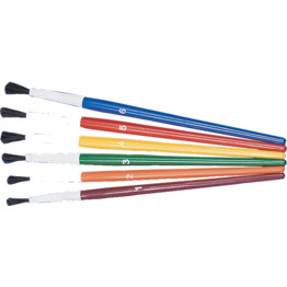Point Artist Brushes, Natural Bristle