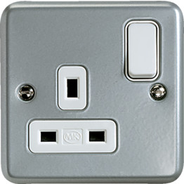 Single Socket, Switched, Metalclad