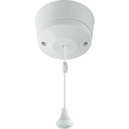 6A SP Ceiling Switch 1.5M White Cord/Acorn