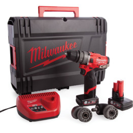 M12 FUEL™ 6-in-1 Percussion Drill, 2 x 6.0AH Batteries