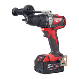 M18BLPD2-502X M18 Compact Brushless Combi Drill with 2 x 5.0Ah Batteries, Charger and Case.