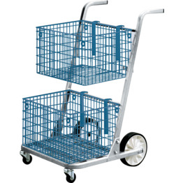 Major Mail Trolley Silver MT2