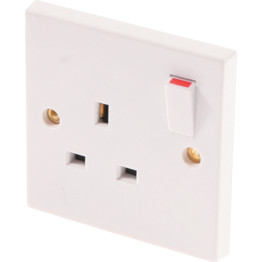 1GANG 13AMP SWITCHED SOCKET - Pack of 5