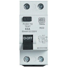 30mA 10kA Double Pole RCDs