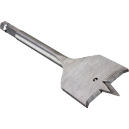 Flatwood Drill Bits, Chrome Vanadium with Hex Shank - Metric