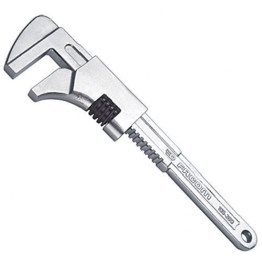 Adjustable Spanner, Chrome Vanadium Steel, in./280mm Length, 70mm Jaw Capacity