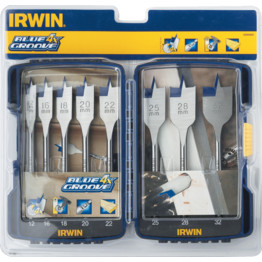 10506629 12-32mm 8 PCE BLUE GROOVE FLAT BIT SET
