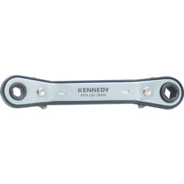 Metric Double End Ring Ratchet Spanners, Chrome Vanadium Steel, Reversible