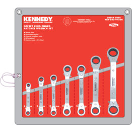 Metric Ratchet Spanner Set, 6 - 22mm, Set of 7