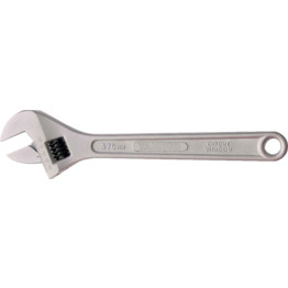 Adjustable Spanner, Chrome Vanadium Steel, 18in./457mm Length, 50mm Jaw Capacity
