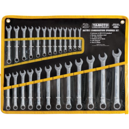 Metric Combination Spanner Set, 6 - 32mm, Set of 25