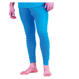 Men's Blue Thermal Long John Trousers