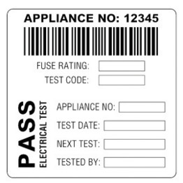 Portable Appliance Testing Labels