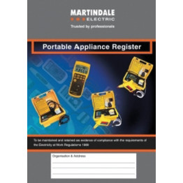 MARPATREG PAT TEST REGISTER LOGBOOK