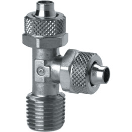 Male Fixed Run Tee Connector: Taper - Series 1420