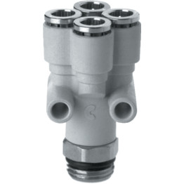 Camozzi Multi Swivel Y-Connectors - Series 7572