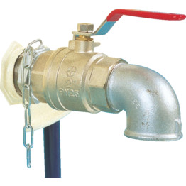 2" BSP LOCKABLE STEEL TAP
