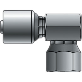 BSP - Female 60° Cone - 90° Block Elbow Couplings