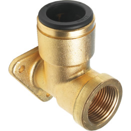 Push-fit System for Compressed Air - Brass Wingback Elbow