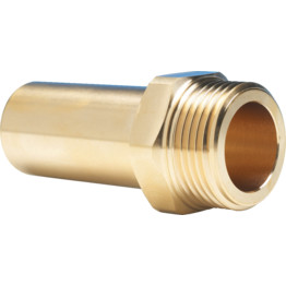 Push-fit System for Compressed Air - Male Brass Stem Adaptor