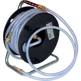 20m Through Flow Air Hose Reel - 10mm Bore Hose