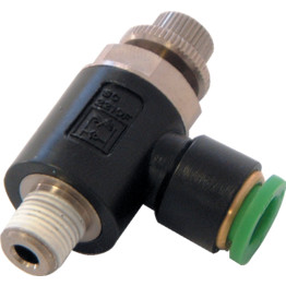 Push-Fit Pneumatic Fittings - In-flow Restrictor