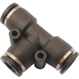 Push-Fit Pneumatic Fittings - Equal Tees