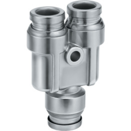 Stainless Steel Y-Plug-in Branch Connector