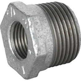 GRB-Series - Female to Male Hex - Galvanised Reducing Bush - BSPT