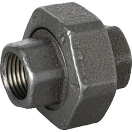 MI-U Series Black - Standard Female Union Pipe Fittings (BSPT)