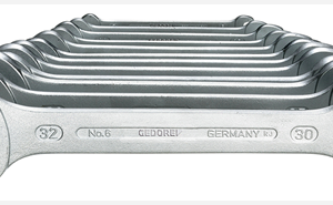 Double ended open jaw wrench set 6 - 32mm