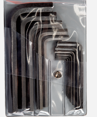 Allen keys set 1/16 to 1/2 (12Pcs) set