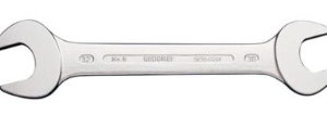 Double ended open jaw wrench 20 x 22mm