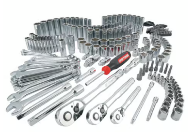 Craftsman 1/4, 3/8 and 1/2 in. drive Metric and SAE 6 and 12 Point Mechanic's Tool Set 308 pc